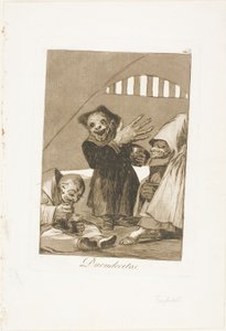 Hobgoblins, tallrik 49 från The Whims av Francisco Jose de Goya y Lucientes