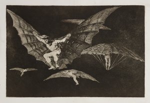 Modo de volar (Ett sätt att flyga) av Francisco Jose de Goya y Lucientes