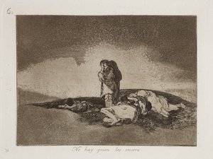 No Hay Quien Los Socorra (det finns ingen som hjälper dem) av Francisco Jose de Goya y Lucientes