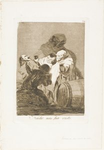 Ingen har sett oss, tallrik 79 från Los Caprichos av Francisco Jose de Goya y Lucientes