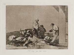 No hay que dar voces (det är ingen idé att gråta) av Francisco Jose de Goya y Lucientes