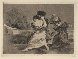 De vill inte ha det av Francisco Jose de Goya y Lucientes