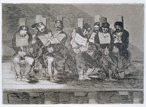Man kan inte säga varför, skylt 35 av "The Disasters of War" av Francisco Jose de Goya y Lucientes