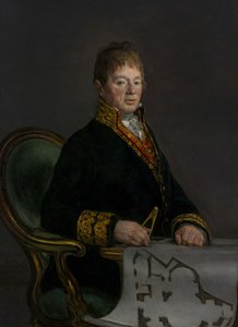 Porträtt av Don Juan Antonio Cuervo, 1819