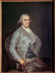 Porträtt av Francisco Bayeu. Francisco Bayeu (1734-1795), målare och broder till konstnären. Målning av Francisco de Goya (1746-1795) 1795 Madrid, Pradomuseet av Francisco de Goya