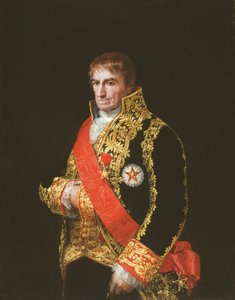Porträtt av general José Manuel Romero av Francisco Jose de Goya y Lucientes