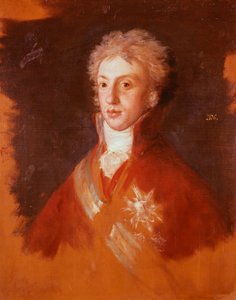 Porträtt av Luigi di Borbone-Parma, av Francisco de Goya (1746-1828), studie till Karl IV:s familj av Francisco Jose de Goya y Lucientes