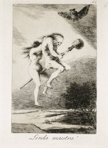 Snygg lärare. 1793-1799 (akvatint) av Francisco Jose de Goya y Lucientes