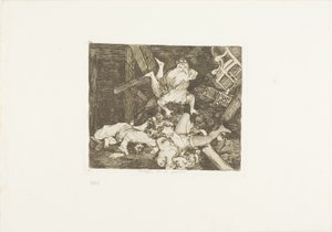 Ravages of war, skylt 30 från The Disasters of War av Francisco Jose de Goya y Lucientes