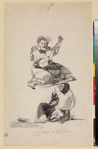 Sjunger och dansar av Francisco de Goya