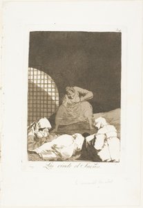 Sleep Overcomes Them, tallrik 34 från Los Caprichos av Francisco Jose de Goya y Lucientes