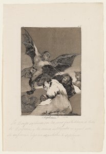 Snitches, tallrik från "Los Caprichos", 1799 av Francisco de Goya