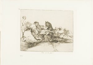 Det är det värsta!, skylt 74 från The Disasters of War av Francisco Jose de Goya y Lucientes