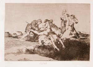The Disasters of War: Charity (Gravering efter teckning av Francisco de Goya