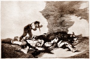 The Disasters of War: Para eso habeis nacido (det är därför du föddes) av Francisco Jose de Goya y Lucientes