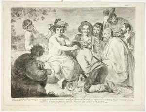Drunkardarna av Francisco Jose de Goya y Lucientes