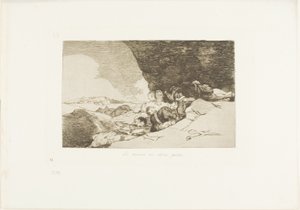 The Same Elsewhere, skylt 23 från The Disasters of War av Francisco Jose de Goya y Lucientes