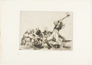 The Same, tallrik tre från The Disasters of War av Francisco Jose de Goya y Lucientes