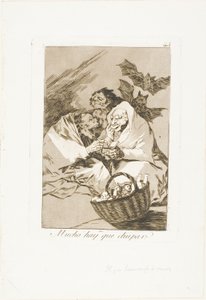 Det finns massor att suga, tallrik 45 från Los Caprichos av Francisco Jose de Goya y Lucientes