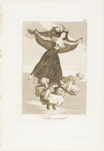 They Have Flown, tallrik 61 från Los Caprichos (Caprices) av Francisco Jose de Goya y Lucientes