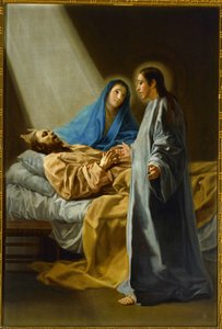 Övergång av Saint Joseph ... (målning på duk) av Francisco Jose de Goya y Lucientes