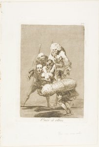 What One Dos to Another, skylt 77 från Los Caprichos av Francisco Jose de Goya y Lucientes