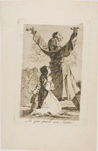 What a Tailor Can Do!, skylt 52 från Los Caprichos av Francisco Jose de Goya y Lucientes