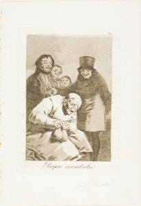 Varför dölja dem?, tallrik 30 från Los Caprichos av Francisco Jose de Goya y Lucientes