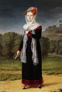 Porträtt av Marie Louise, hertiginna av Parma (Wien av Francisco Lacoma