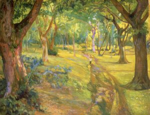 SKOGEN - 1923 - OLJA / KANVAS - 90X68 CM