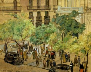 ETT BESLAGTADE PALAT – 1937 – RITNING / PAPP – 240X305 CM–