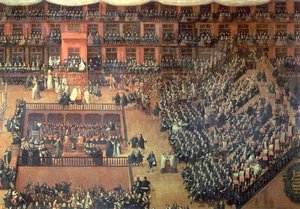 Auto de Fe på Plaza Mayor, Madrid, 30 juni 1680 (detaljer)