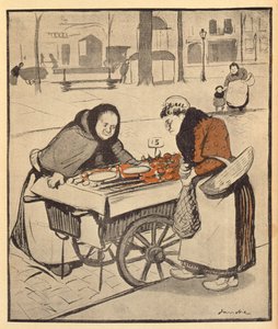 Det verkar lite dyrt för mig, från LAssiette au Beurre, 8 mars 1902 (färggravyr)
