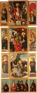 Altartavla av Saints Anne och Michael ärkeängeln Höger panel
