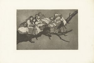 löjlig dårskap Disparat löjlighet Los Disparates (The follies) (serietitel) Los Proverbios (Ordspråken) (serietitel) av Francisco de Goya