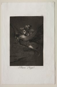 Caprichos: Bon Voyage! av Francisco de Goya