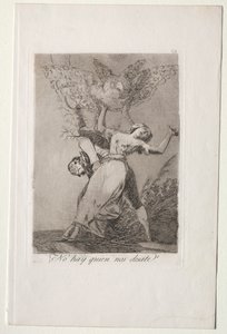 Caprichos: Kan inte någon lossa oss? av Francisco de Goya