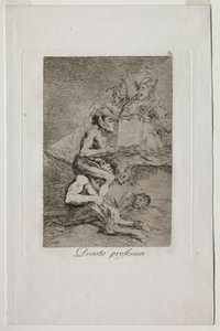 Caprichos: Devout Profession. av Francisco de Goya
