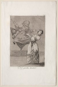 Caprichos: Skrik inte dumt av Francisco de Goya