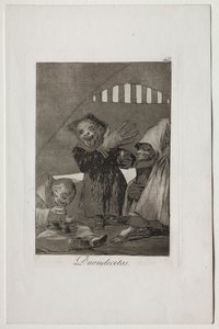 Caprichos: Hobgoliner av Francisco de Goya