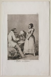 Caprichos: Det är bättre att vara lat av Francisco de Goya