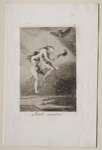 Caprichos: Snygg lärare! av Francisco de Goya