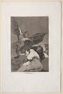 Caprichos: Tale-Bearers-Blasts of Wind av Francisco de Goya