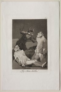 Caprichos: Chinchillorna av Francisco de Goya