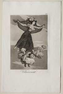 Caprichos: De har flugit av Francisco de Goya