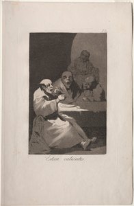 Caprichos: De är heta.. av Francisco de Goya