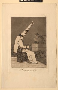 Caprichos: De där dammfläckarna. av Francisco de Goya