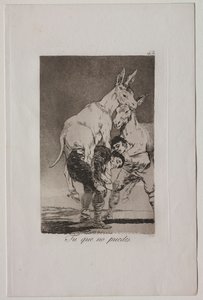 Caprichos: Du som inte kan av Francisco de Goya