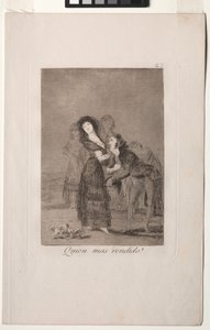 Caprichos: Vem av dem är mest övervunnen? av Francisco de Goya