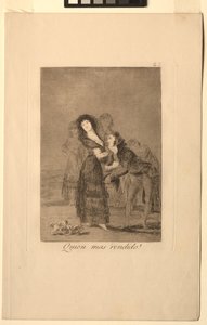 Caprichos: Vem av dem är mest övervunnen. av Francisco de Goya